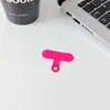 Novo Cordão para Celular com Clipe Pad de Moldagem Integrada em TPU Adesivo Traseiro de Cor Sólida Patch de Conexão Fixa Resistente Anti-Perda
