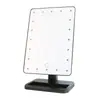Suministro de espejo de tocador LED giratorio de 180 grados para escritorio, 20 luces con aumento 10X, fabricantes de espejos de maquillaje de escritorio