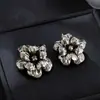 Pendientes de Flor de Personalidad Exagerada Europeos y Americanos, Pendientes Creativos de Estilo Callejero Hip-Hop Oscuro Vintage para Mujeres, Artículos en Stock Transfronterizos