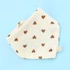 Baberos para Bebé de Venta Caliente Transfronterizos, Baberos para Niños, Absorbentes y Transpirables, Algodón Puro Clase A, Baberos Triangulares para Recién Nacidos y Bebés