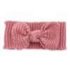 Diadema de lana con lazo para el pelo, accesorio para el pelo hecho a mano, estilo europeo y americano, para padres e hijos.