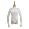 Outono e Inverno novo europeu e americano feminino cabresto fino irregular T-shirt C74801