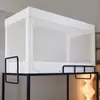 Mosquiteiro Dormitório Estudantil Cama Elástica Dormitório Cama Superior Cama Inferior Cama de Solteiro Universal Retrátil Zíper Iurta