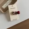 Design de Nicho Coreano Colorido Ponto Diamante Grampo de Cabelo para Cachorro Clipe Lateral para Franja Feminina Clipe Bico de Pato Grampo de Cabelo Acessório de Cabeça