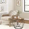 Móveis para Sala de Estar de Casa Transfronteiriços Estilo Moderno Minimalista Mesa de Centro Cúpula de Camada Dupla com Espaço de Armazenamento Mesa de Chá Feita Sob Medida