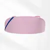 Gorro de Enfermera Gorro de Cola de Milano Blanco Rosa Azul Médico Aprendizaje Prácticas Jefa de Enfermeras Quirófano Barras Finas Gruesas