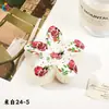 Qiyue transfronteiriço Europa e Estados Unidos impressão UV grampo de cabelo bauhinia flor de ovo clip de tubarão clipe de flor moda criativa atacado