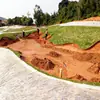 Tapete de Bunker para Campo de Golfe Tapete de Bunker Feito de Material de Fibra de Alta Resistência, Camada de Areia Estável, Tapete de Malha Anti-Erosão
