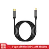 Cable de Datos Tipo C Usb3.1 a Minidp Macho 4K60Hz Carcasa de Aleación de Aluminio Enchufe Chapado en Oro Cable Adaptador