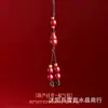 Colgante de Cinabrio Fidelity Llavero de Coche Colgante Año de Nacimiento de Mujer Cadena de Teléfono Móvil Hebilla de Seguridad Colgante de Bolsa de Calabaza Pyna