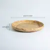 Plato para arroz pegajoso de mango tejido con bambú del sudeste asiático, plato de cena estilo tailandés, bandeja para comida tailandesa, plato vintage de estilo Dai para pasteles tailandeses