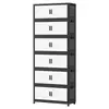 No requiere instalación, armario de almacenamiento plegable con doble puerta y ruedas, armario multicapa para almacenamiento de ropa y juguetes para uso doméstico, venta al por mayor
