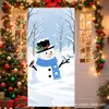 Popular Transfronteriza Decoración Navideña de Amazon Bandera para Puerta Impresa Decoración Exterior Bandera para Patio Colgante para Árbol de Navidad