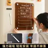 Ímã de Geladeira Acrílico Magnético Apagável Transfronteiriço Quadro de Mensagens Calendário Mensal Decoração de Casa Quadro de Notas Magnético