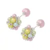 Brincos de Pérola Geométricos Elegantes e Delicados com Incrustações de Diamante para Mulheres, Estilo Nicho de Luxo Leve, Temperamento Elegante, Brinco Versátil