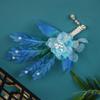 24 Nuevo Diseño Original Antiguo Hecho a Mano Caliente Flores Horquilla Fénix Colgante Ceja Accesorios Maquillaje Tocado Hanfu