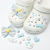 Buraco sapatos acessórios de alta qualidade ervilhas sapatos sapatos flor decorativo fivela diy acessórios jóias chinelos fivela removível sapato fivela