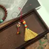 Festival del Bote del Dragón Escoba Dorada Cuerda de Cinco Colores Colgante Mini Escoba Adorno para Dormir junto a la Cuna Llavero de Escoba Venta al por Mayor