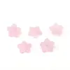 Flor de Lirio Acrílica Flor de Durazno Cuentas Kit de Materiales para Accesorios de Joyería Pulsera Collar DIY Flores Mate