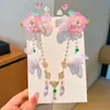Accesorios para el Cabello de la Dinastía Han para Niñas, Tocado de Estilo Antiguo, Nueva Cadena para la Frente Chinoiserie, Borla de Princesa Súper Hada, Accesorios para el Cabello para Niños
