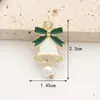 Fabricante de Accesorios para Adornos de Navidad, Adornos Hechos a Mano de Aleación de Alta Calidad para DIY, Accesorios para Adornos de Esmalte Estilo Navidad para DIY