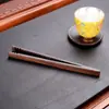 Pinza para Té de Madera Maciza Pinza Recta Antiescaldado Pinza Curva Pinza de Ébano Palosanto Pinza para Taza Accesorios para Ceremonia del Té Pinzas para Té A partir de Una Pieza