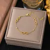 Pulsera de Acero de Titanio Infinito Figura de Ocho, Exquisita Joyería Pequeña Estilo Coreano para Niñas, Artículos Pequeños Exclusivos Transfronterizos