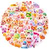 50 Adesivos de Animais Rosa Fofos Novos Desenho Animado Anime Avatar 3D Adesivos de Grafite Adesivos para Mala DIY