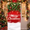 Popular Transfronteriza Decoración Navideña de Amazon Bandera para Puerta Impresa Decoración Exterior Bandera para Patio Colgante para Árbol de Navidad