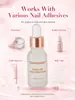 Removedor de Esmalte Estilo Conta-gotas Exquisito de 30ml Removedor de Esmalte Ecológico Não Danifica as Unhas Cabeça de Removedor Transfronteiriça Unhas Vestíveis Removedor de Adesivo