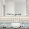 PH-QT1111 pegatinas de nombre en inglés transfronterizas baño habitación dormitorio pared de fondo autoadhesivas decorativas pegatinas de pared