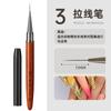 Fabricante de Pincéis para Pintura Fototerapia com Cabo de Sândalo para Manicures para Nail Art, Desenho de Linhas, Pintura de Flores, Sombreamento, Pincéis para Unhas Degradê Atacado