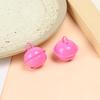22mm Sino Metálico Pequeno Pintado Colorido Doce Acessórios para Chaveiro Acessórios de Natal Sino Colorido para Animal de Estimação DIY