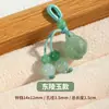 Pingente Mini Sino de Ágata Natural Acessório para Corrente de Celular Pulseira