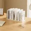 Caixa organizadora de mesa para livros, organizador de grande capacidade para livros, documentos e materiais de estudo, adequada para uso em escritório e por estudantes, prateleira de armazenamento de metal