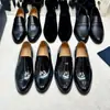 Sapatos Masculinos de Couro Genuíno Transfronteiriços Dio Sapatos Loafer Penny Brilhantes Multimateriais Slip-on Masculinos de Salto Baixo