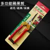 Tesoura para Colheita de Frutas de Árvore de Natal de Taiwan Tesoura para Diluir Frutas Tesoura para Colher Flores de Laranjeira Goji Berry Tesoura para Colher Uvas Tesoura de Poda para Jardinagem