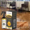 Jaysuing Cera de Abejas Spray Pulidor de Madera Cuidado para Pulir Muebles Pisos Cuidado Renovación de Arañazos