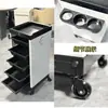 Carrinho para Permanente e Coloração de Barbearia Prateleira de Armazenamento para Cabeleireiro Carrinho de Barbeiro Carrinho de Cabeleireiro Ferramentas Carrinho de Beleza Armário de Armazenamento para Salão de Beleza