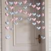 Cortina de Puerta Amor Color Caramelo Decoración de Viento para Dormitorio Decoración Colgante Amor de Pareja Explosiva Cortina Colgante para Puerta de Entrada de Dormitorio Infantil