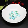 Cinco Pingentes de Vidro em Forma de Gota d'Água de Tamanho Médio Contas Soltas Acessórios para Brincos, Pentes, Pulseiras DIY Venda Direta da Fábrica Atacado