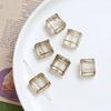 Quadrado Retro Cristal Antigo Vidro Velho Contas DIY Joias Feitas à Mão Brincos Pulseira Colar Acessórios Material
