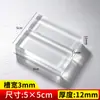 Suporte de Mesa Acrílico Base Transparente Slot para Cartão Suporte de Mesa de Jantar Quadrado Redondo Base para Placa de Número de Mesa Numerada