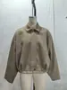 ZA Comercio Exterior Transfronterizo Wholesale 2026 Nueva Moda Femenina Europea y Americana Chaqueta Abrigo de Gamuza de Manga Larga con Cuello Solapa Simple