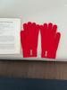 Guantes de Punto Cálidos Estilo Pareja Guantes de Mujer Invierno Resistentes al Frío Forro de Felpa Engrosados Etiqueta Metálica Sin Dedos Pantalla Táctil