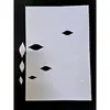 Chan Hua Dibujo de Patrón de Modelo de Papel Tarjeta de Corte Papel Pieza de Papel Plantilla de Modelo de Papel Paquete de Materiales para Pasador de Cabello DIY Accesorios para el Cabello 1