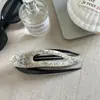 Versión Coreana Pinza de Garra Cola de Golondrina Estampado de Leopardo de Gama Alta Tamaño Grande Retro Nuevo Otoño 2025 Elegante Pinza de Tiburón Pinza para la Parte Posterior de la Cabeza para Mujeres