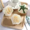 Cabezas de flores de rosa grandes artificiales para decoración de bodas, pared de flores para arcos, arreglos florales y flores artificiales al por mayor directamente del fabricante