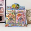 Nuevas pegatinas creativas, pegatinas de la serie del oso lindo, decoración para agenda de estudiante, paquete de mini pegatinas de dibujos animados al por mayor