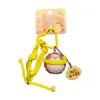 Chaveiro Original de Ouriço Gordo Fofo Corrente Fofa e Exquisita Boneca de Resina Fofa Boneca Pingente para Mochila de Homens e Mulheres Presente